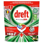 Dreft vaatwastabletten platinum plus original voorkant