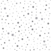 Duni servetten silver stardust voorkant