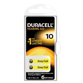 Duracell batterijen hoor 10 voorkant
