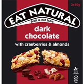 Eat Natural cranberries dark chocolate voorkant