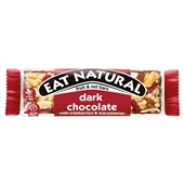 Eat Natural Dark Chocolate with Cranberries & acadamias voorkant