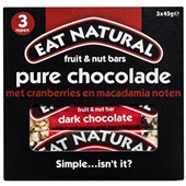 Eat Natural proteinreep chocolade cranberries voorkant