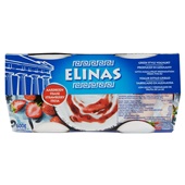 Elinas yoghurt griekse stijl aardbei voorkant