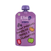 Ella's Kitchen Biologisch sweet patatoes pumpkins apples blueberries 4+ maanden voorkant