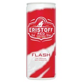 Eristoff premix red flash vodka achterkant