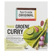 Fair Trade Kruidenpasta Groene Curry voorkant
