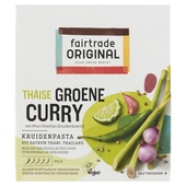 Fairtrade Original Kruidenpasta Groene Curry voorkant
