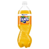 Fanta orange zero sugar voorkant