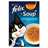 Felix kattenvoer soup visselectie voorkant