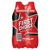 First Choice cola regular fl 4x500 ml voorkant
