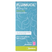 Fluimucil drank forte  40mg voorkant