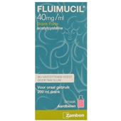 Fluimucil drank forte  40mg achterkant