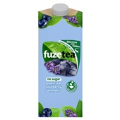Fuze Tea green tea blueberry levander zero voorkant