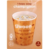 g'woon 1-kops soep champignon voorkant