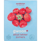 g'woon aardbeien voorkant