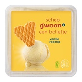 g'woon banketbakkers vanille roomijs