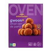 g'woon bitterballen oven voorkant