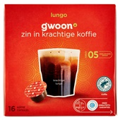 g'woon capsules lungo voorkant