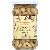 g'woon champignons gesneden voorkant