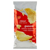 g'woon Chips naturel voorkant