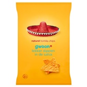 g'woon chips naturel tortilla  voorkant