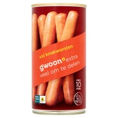 g'woon frankfurters worst