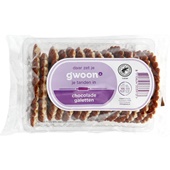 g'woon gallettes chocolade voorkant