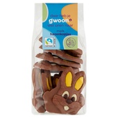 g'woon hazenkopjes melk voorkant