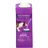 g'woon kattenmelk met omega 3 voorkant