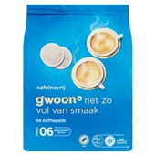 g'woon koffiepads cafeïnevrij voorkant