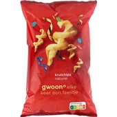 g'woon krulchips naturel voorkant