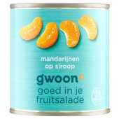 g'woon mandarijn partjes op siroop voorkant