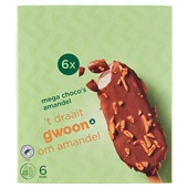 g'woon mega choco amandel voorkant