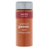 g'woon paprika poeder