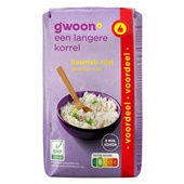 g'woon rijst basmati voorkant