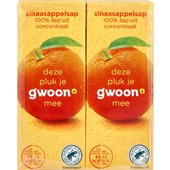 g'woon sinaasappelsap 10x200ml voorkant