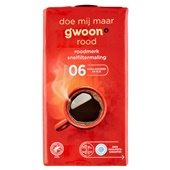 g'woon snelfilterkoffie rood voorkant