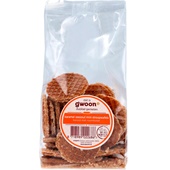 g'woon stroopwafels mini karamel zeetzout voorkant