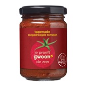 g'woon tapenade zongedroogde tomaat