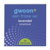 g'woon toiletblok lavendel navulling voorkant