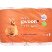 g'woon toiletpapier 4-laags voorkant