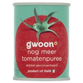 g'woon tomatenpuree dubbel geconcentreerd voorkant