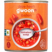 g'woon tomatensoep voorkant