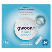 g'woon vaatwastablet classic voorkant