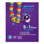 g'woon wascapsules kleur voorkant