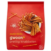 g'woon zoute sticks voorkant