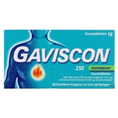 Gaviscon Maagtabletten Pepermunt voorkant