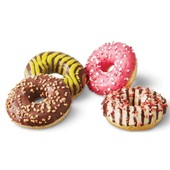 gevulde happy donuts voorkant