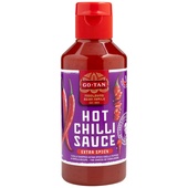 Go-Tan chilisaus pittig voorkant