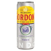 Gordon's gin & tonic voorkant